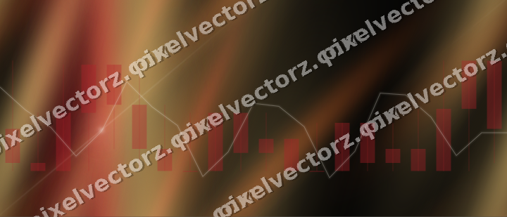 Nahtloser Neon Diagramm Hintergrund in Rot und Bernstein