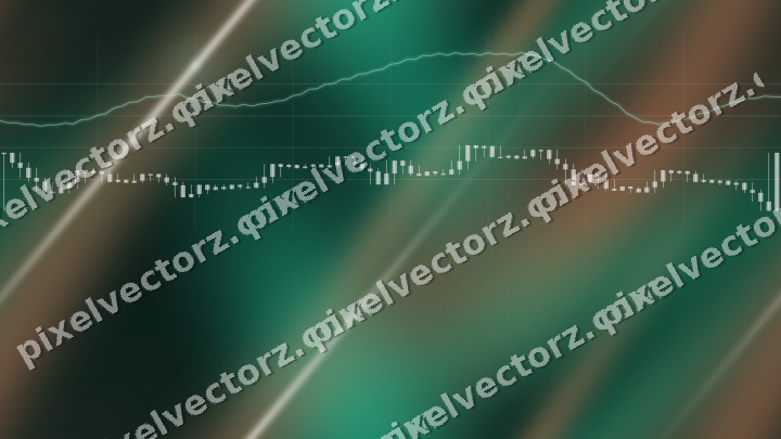 Nahtloser Neon Diagramm Hintergrund in Grün und Orange