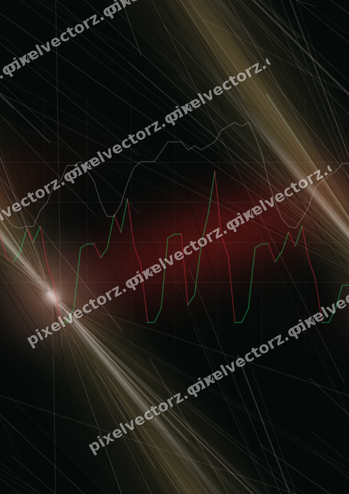Nahtloser Neon Diagramm Hintergrund in Rot und Grün