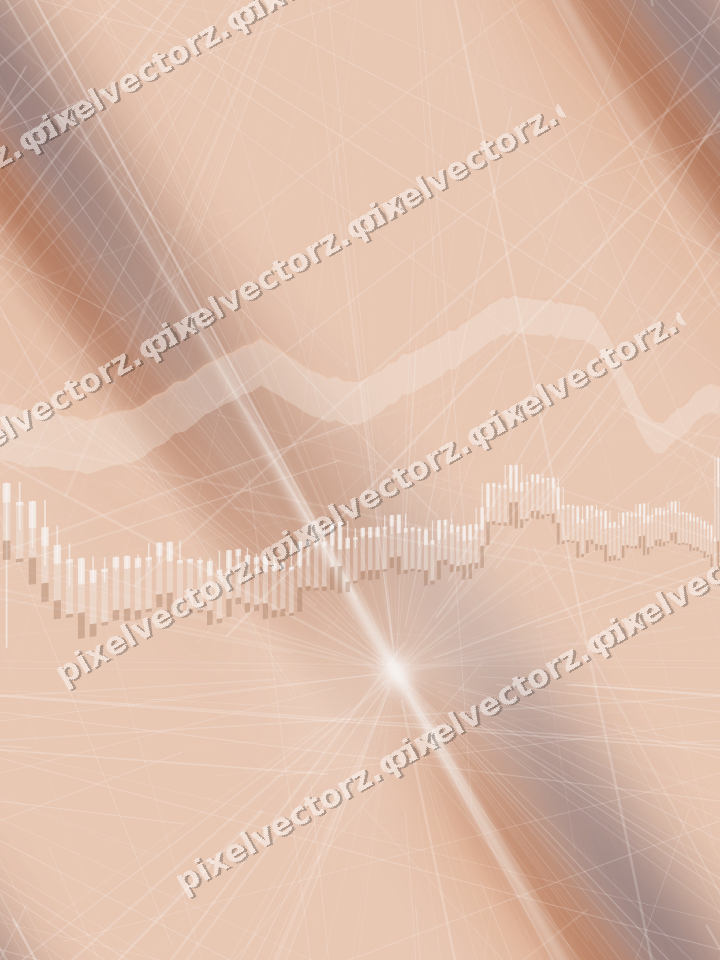 Nahtloser Pastell Diagramm Hintergrund in Orange und Blau