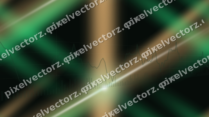 Nahtloser Neon Diagramm Hintergrund in Grün und Orange