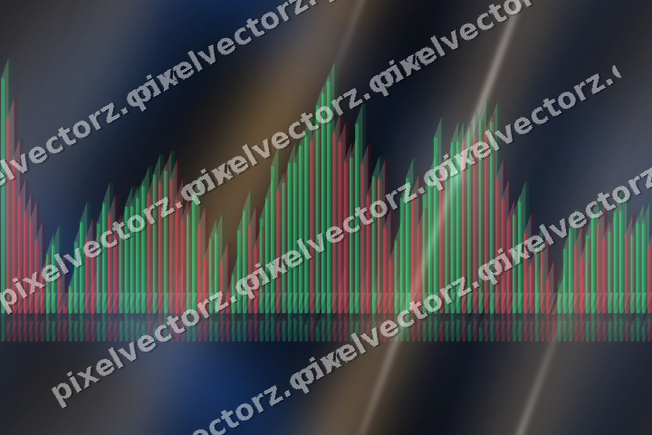 Nahtloser Neon Diagramm Hintergrund in Blau und Rot