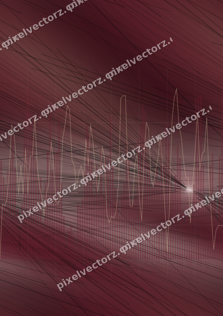 Nahtloser Neon Diagramm Hintergrund in Dunkelrosa und Rot