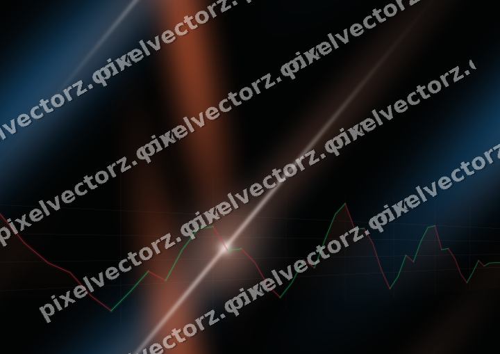 Nahtloser Neon Diagramm Hintergrund in Orange und Türkis