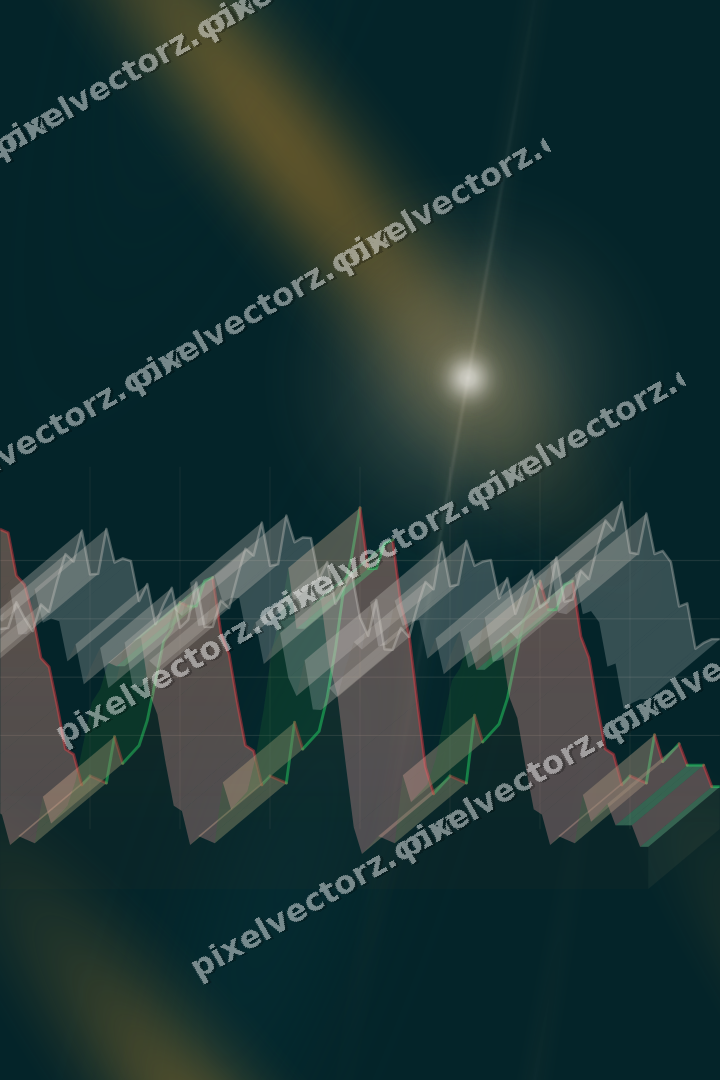 Nahtloser Neon Diagramm Hintergrund in Bernstein und Dunkelpetrol