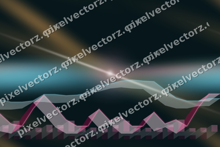 Nahtloser Neon Diagramm Hintergrund in Rosa und Türkis
