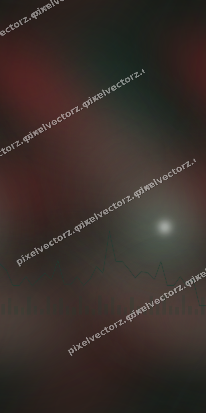 Nahtloser Neon Diagramm Hintergrund in Dunkelgrün und Rot