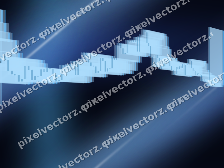 Nahtloser Neon Diagramm Hintergrund in Türkis und Blau