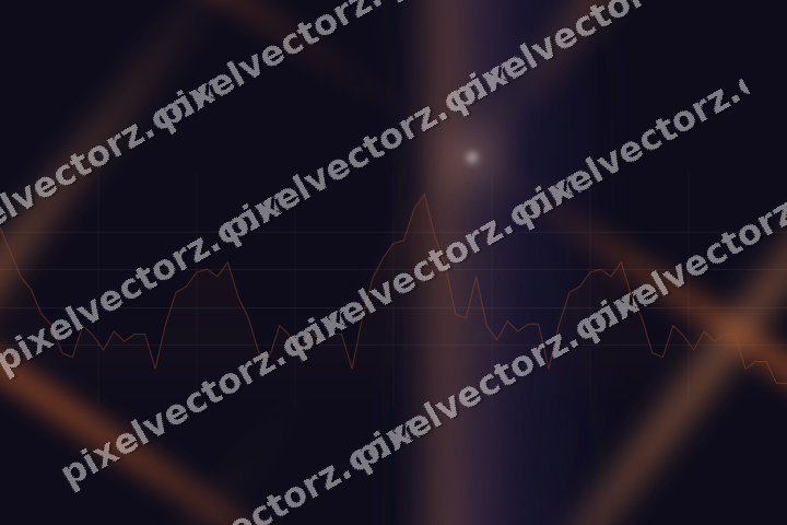 Nahtloser Neon Diagramm Hintergrund in Orange und Blau