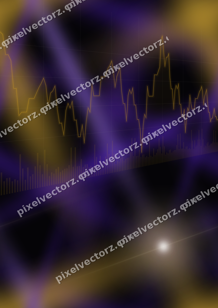 Nahtloser Neon Diagramm Hintergrund in Bernstein und Violett