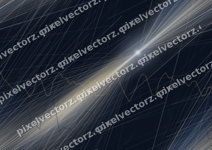 Nahtloser Neon Diagramm Hintergrund in Dunkelblau und Bernstein