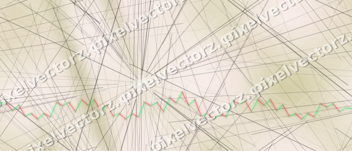 Nahtloser Pastell Diagramm Hintergrund in Gelb und Rot