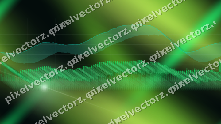 Nahtloser Neon Diagramm Hintergrund in Grün und Limette