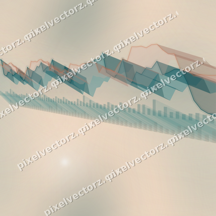 Nahtloser Pastell Diagramm Hintergrund in Dunkelpetrol und Orange