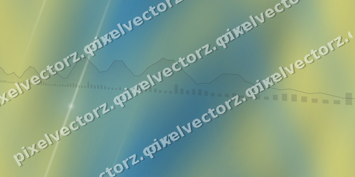 Nahtloser Neon Diagramm Hintergrund in Blau und Gelb