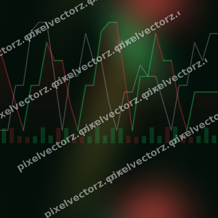 Nahtloser Neon Diagramm Hintergrund in Rot und Orange