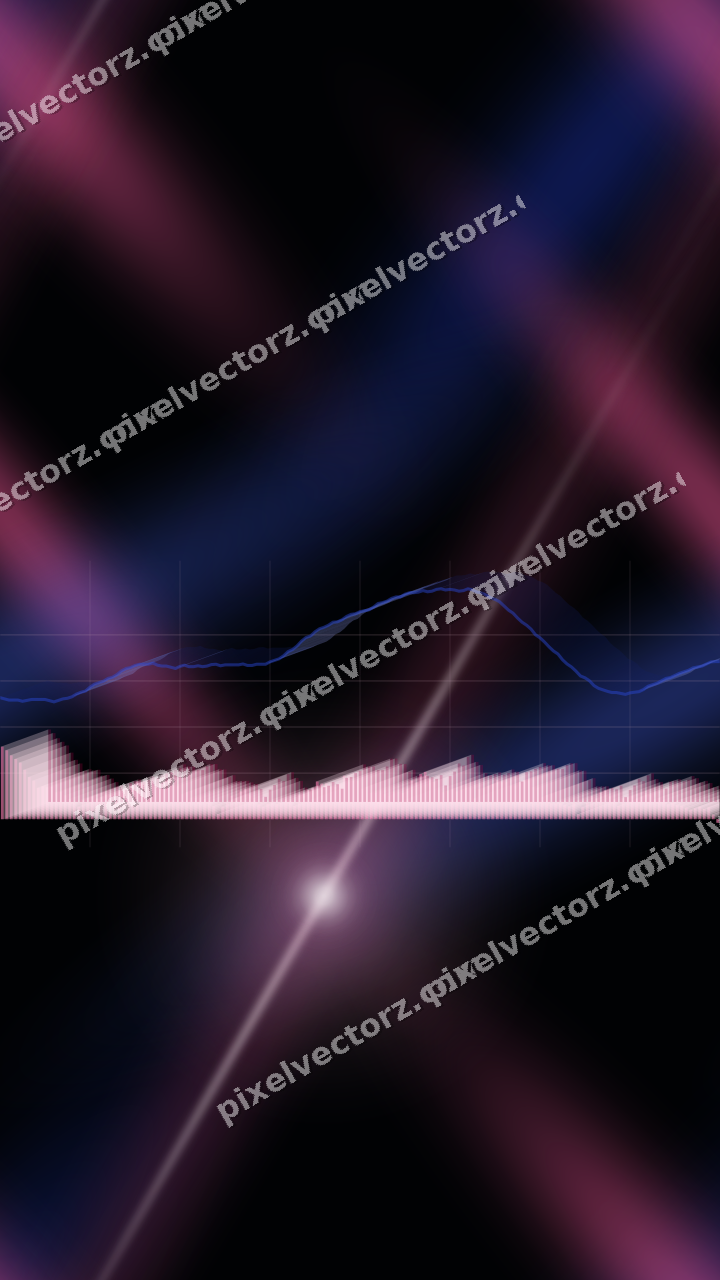 Nahtloser Neon Diagramm Hintergrund in Rosa und Blau