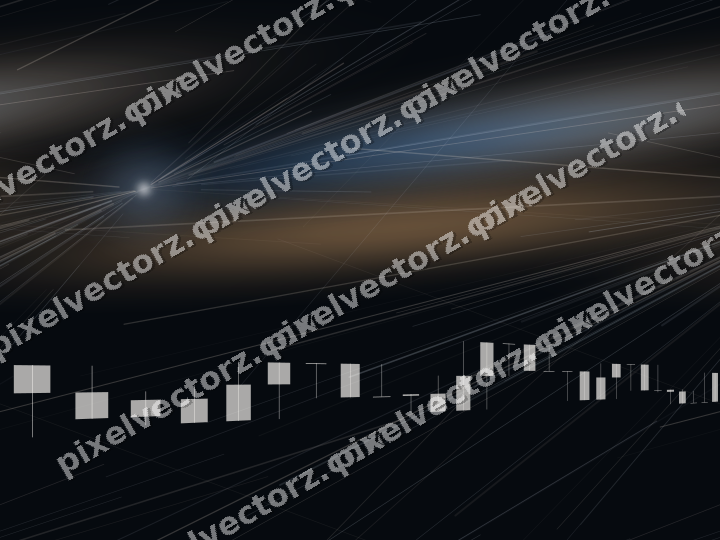 Nahtloser Neon Diagramm Hintergrund in Blau und Orange