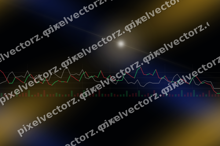 Nahtloser Neon Diagramm Hintergrund in Bernstein und Blau