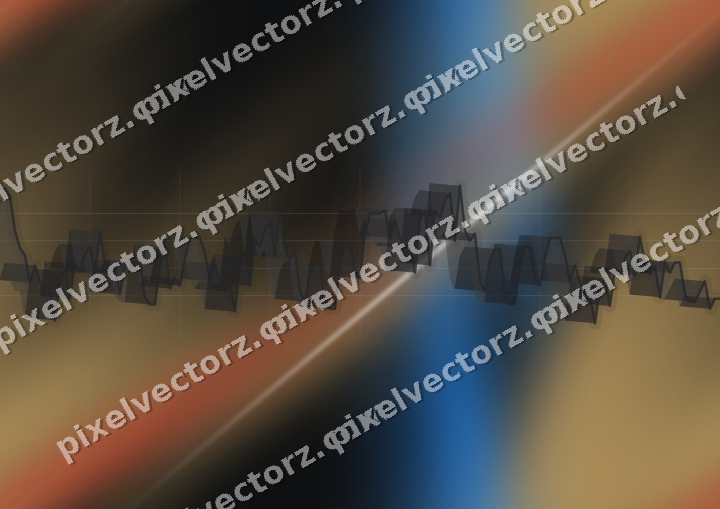 Nahtloser Neon Diagramm Hintergrund in Blau und Rot