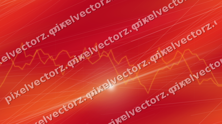Nahtloser Neon Diagramm Hintergrund in Orange und Bernstein
