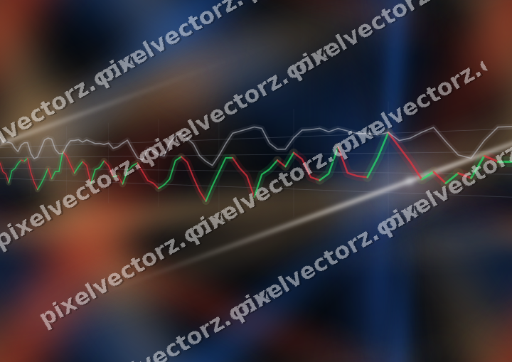Nahtloser Neon Diagramm Hintergrund in Blau und Rot