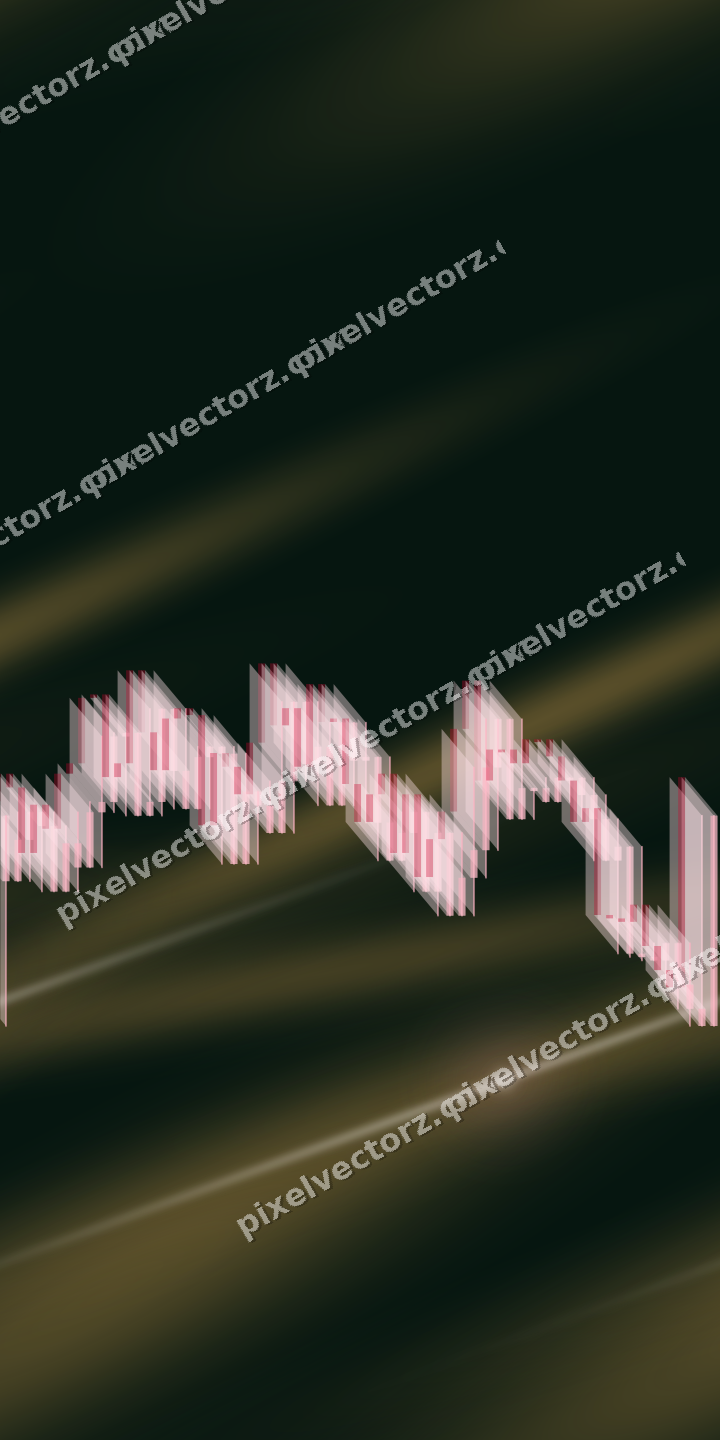 Nahtloser Neon Diagramm Hintergrund in Rosa und Bernstein