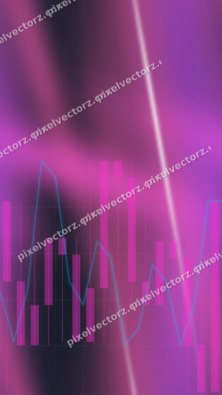 Nahtloser Neon Diagramm Hintergrund in Magenta und Violett