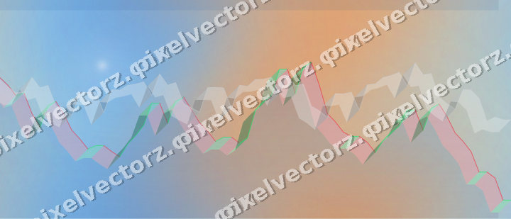 Nahtloser Pastell Diagramm Hintergrund in Blau und Rot