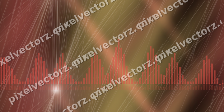 Nahtloser Neon Diagramm Hintergrund in Rot und Orange