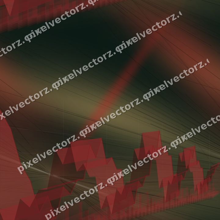 Nahtloser Neon Diagramm Hintergrund in Rot und Grün