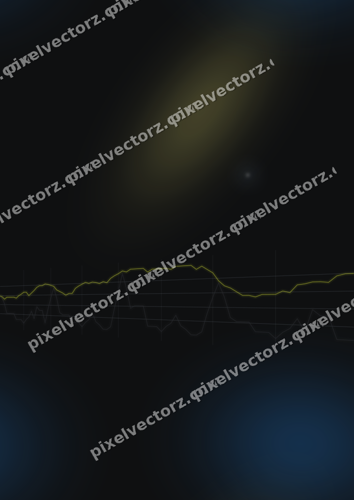 Nahtloser Neon Diagramm Hintergrund in Blau und Gelb