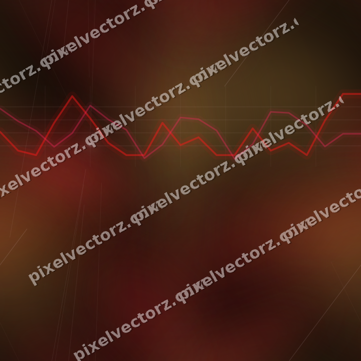 Nahtloser Neon Diagramm Hintergrund in Rot und Orange