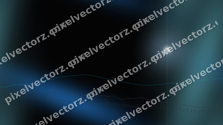 Nahtloser Neon Diagramm Hintergrund in Blau und Petrol