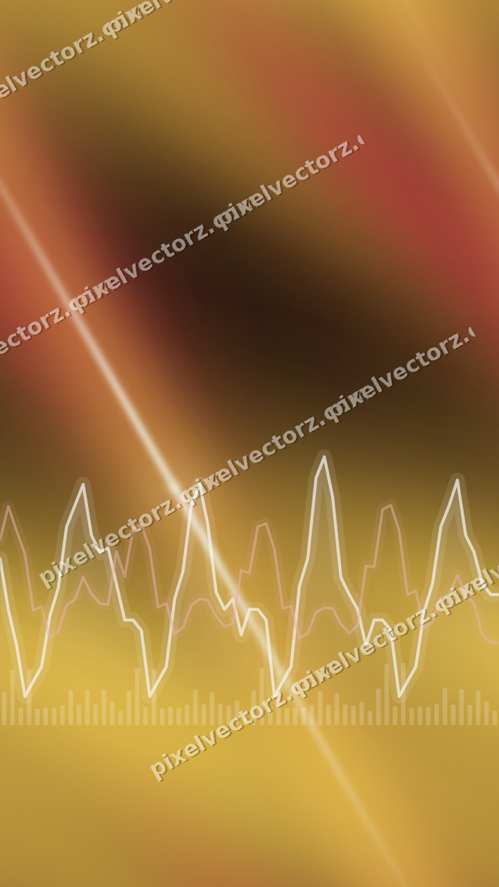 Nahtloser Neon Diagramm Hintergrund in Orange und Bernstein