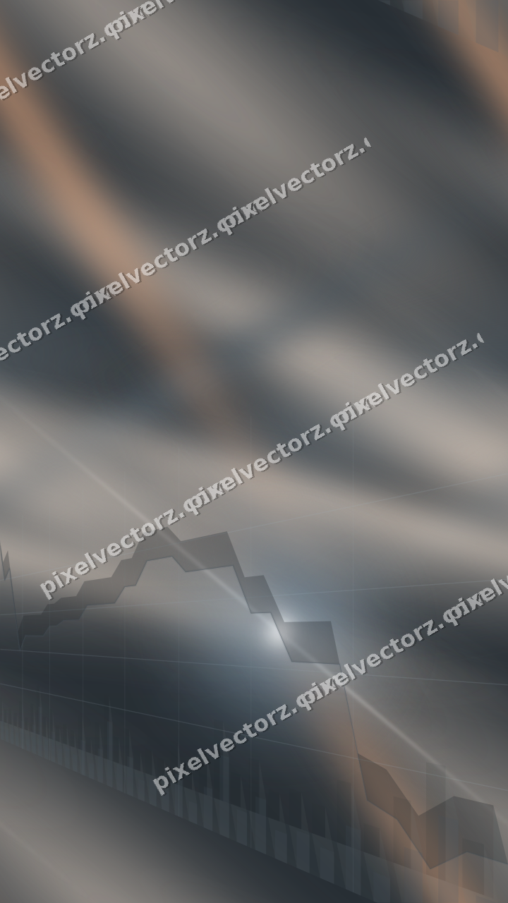 Nahtloser Neon Diagramm Hintergrund in Blau und Orange