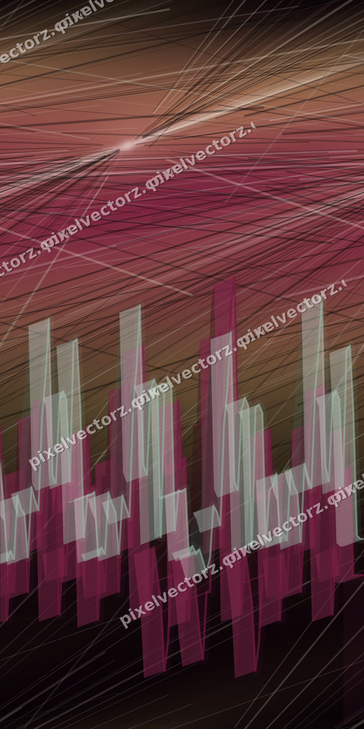 Nahtloser Neon Diagramm Hintergrund in Rosa und Grün