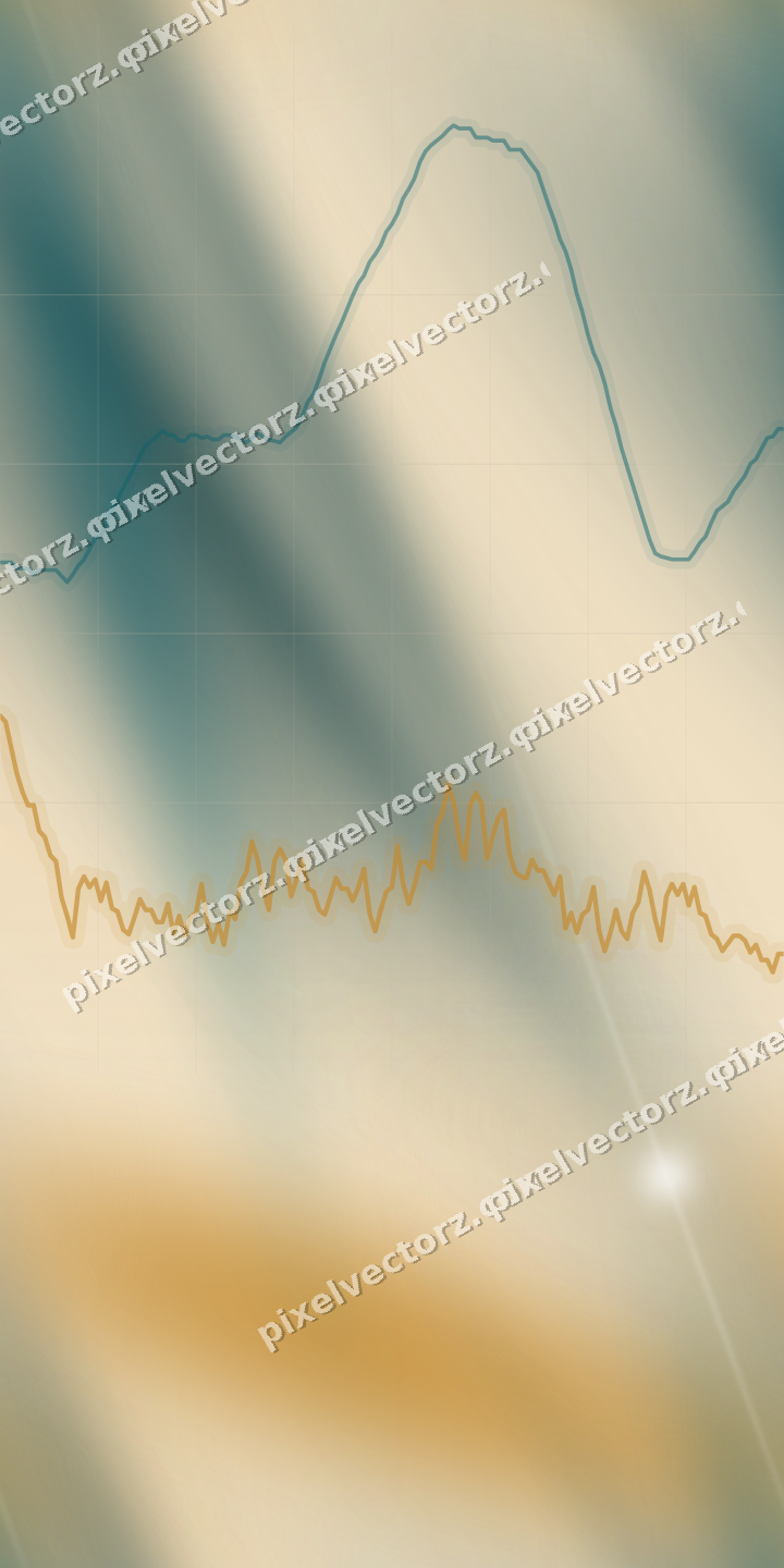 Nahtloser Pastell Diagramm Hintergrund in Bernstein und Dunkelpetrol