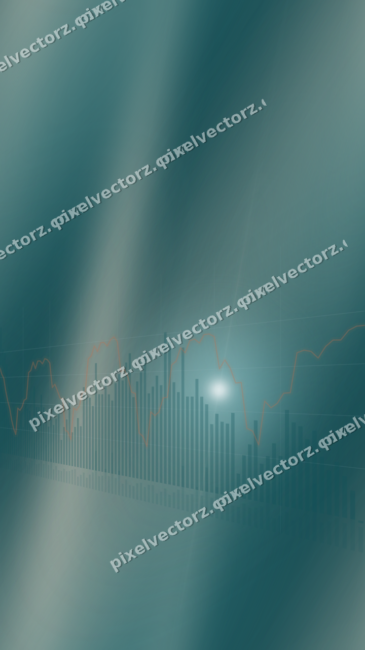 Nahtloser Neon Diagramm Hintergrund in Dunkelpetrol und Orange