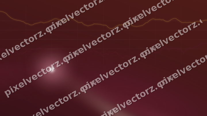 Leuchtender Neon Diagramm Hintergrund in Dunkelrosa und Bernstein