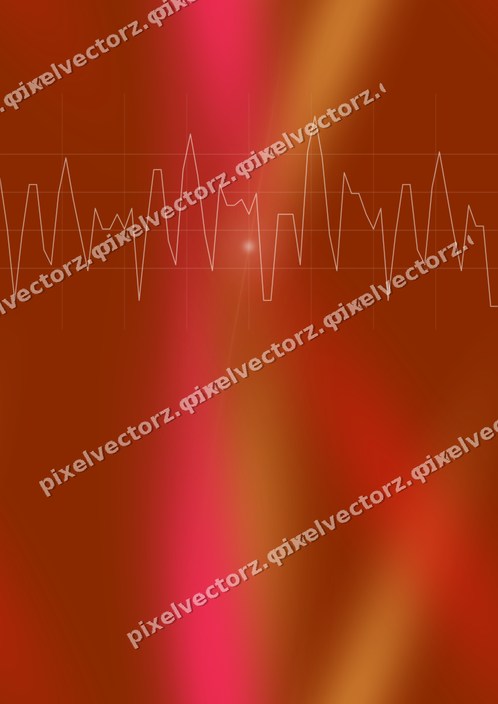 Nahtloser Neon Diagramm Hintergrund in Rot und Orange