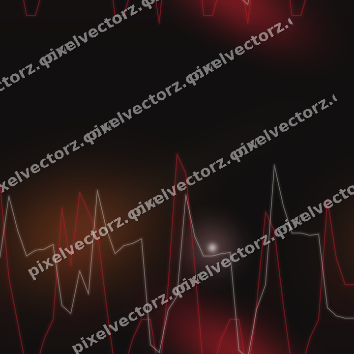Nahtloser Neon Diagramm Hintergrund in Rot und Bernstein