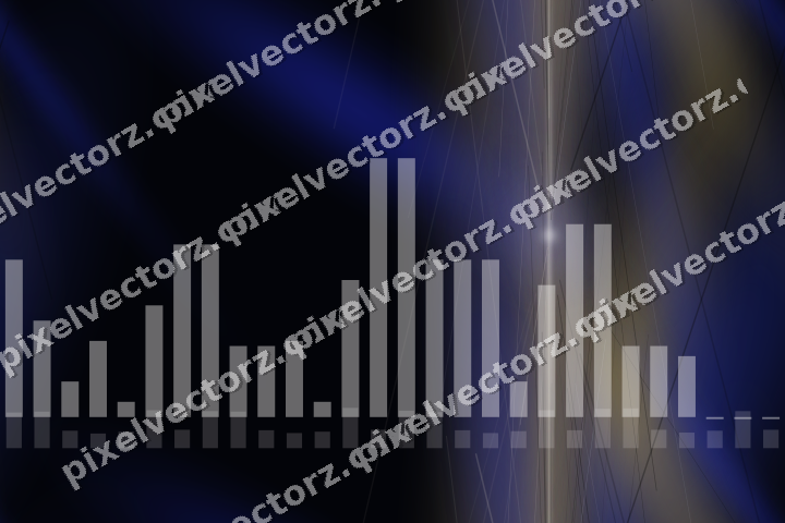 Nahtloser Neon Diagramm Hintergrund in Blau und Bernstein