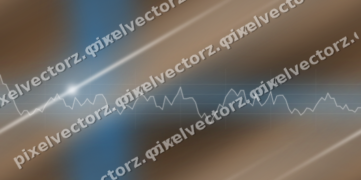 Nahtloser Neon Diagramm Hintergrund in Blau und Orange