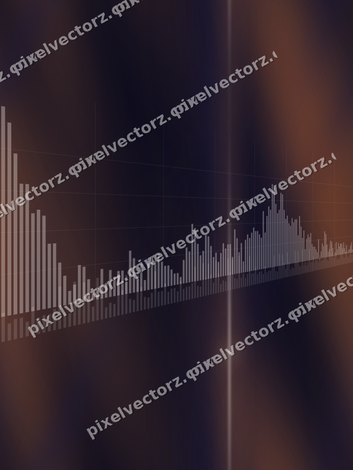 Nahtloser Neon Diagramm Hintergrund in Orange und Blau