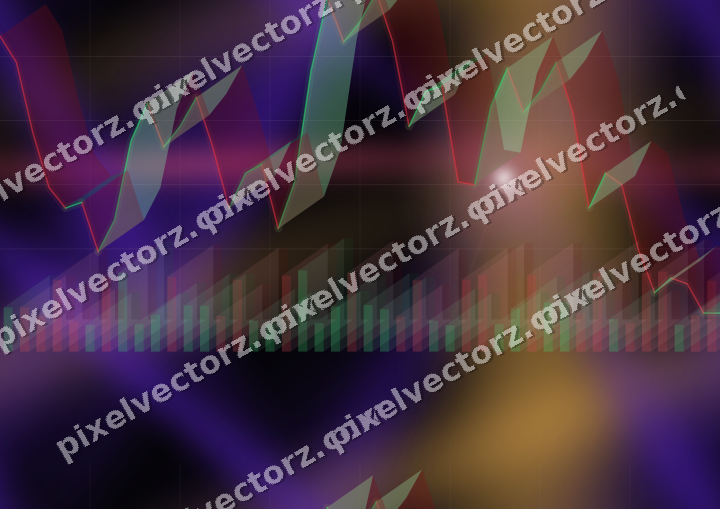 Nahtloser Neon Diagramm Hintergrund in Rosa und Bernstein