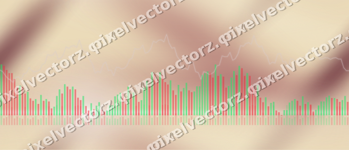 Nahtloser Pastell Diagramm Hintergrund in Dunkelrosa und Bernstein