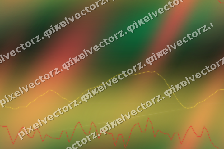 Nahtloser Neon Diagramm Hintergrund in Rot und Orange