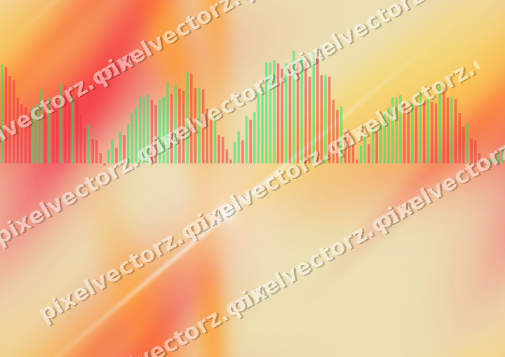 Nahtloser Pastell Diagramm Hintergrund in Orange und Bernstein