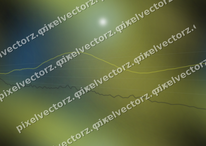 Nahtloser Neon Diagramm Hintergrund in Blau und Gelb